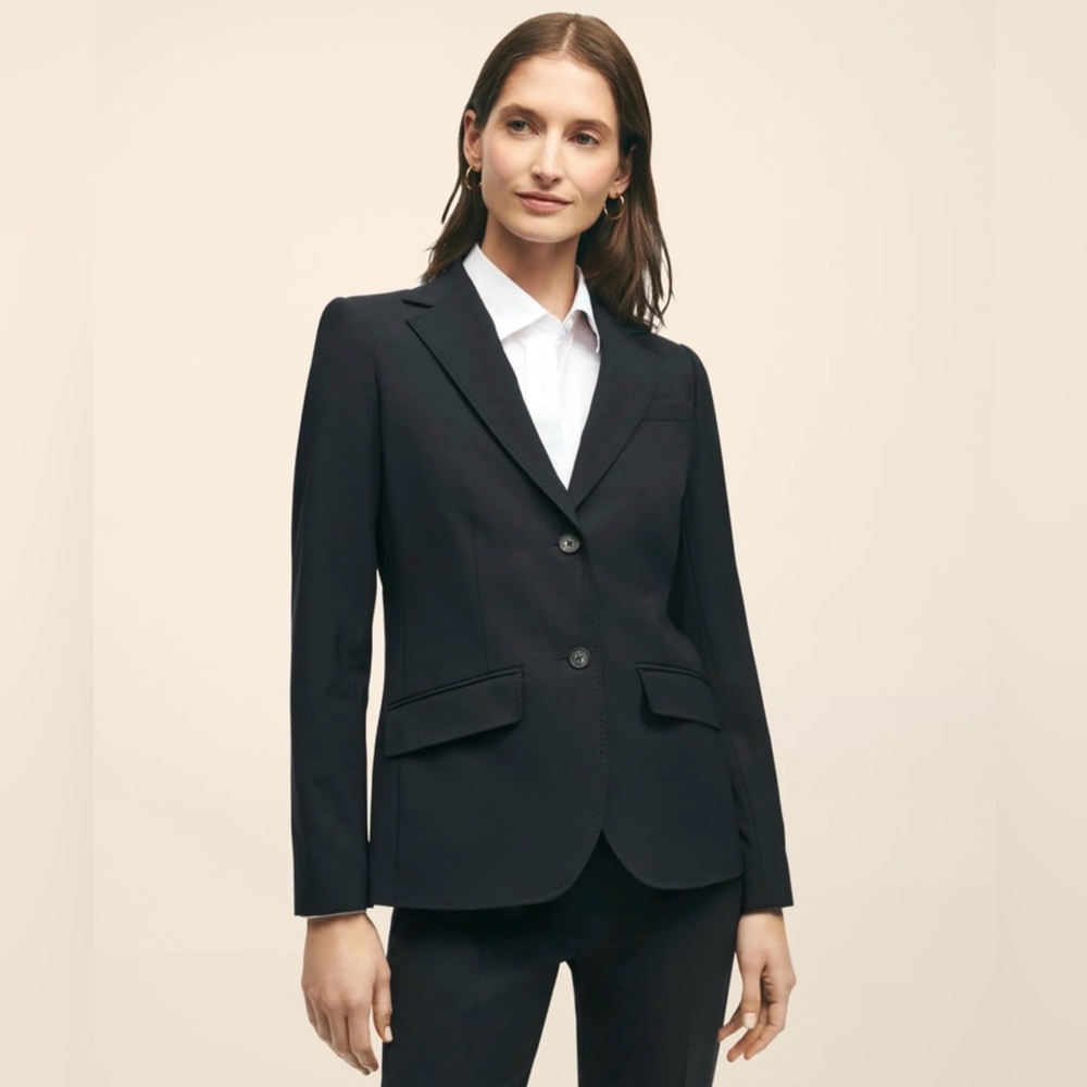 Brooks Brothers Classic Black Wool Jacket‎ Blazer 8